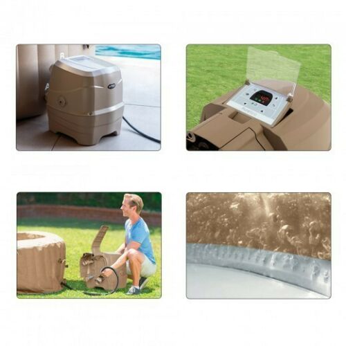 Intex Pure Spa Plus - 4 Person Bubble Therapy Hot Tub - Image 4