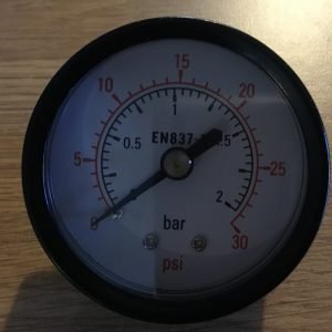 Endurance Filter Pressure Gauge 1/8in Back Mount EFI010