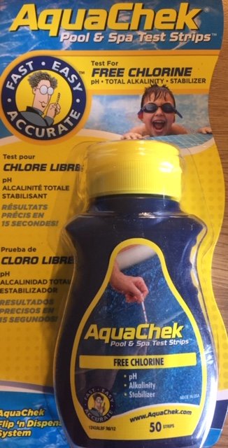 Aquachek Yellow Test Strip