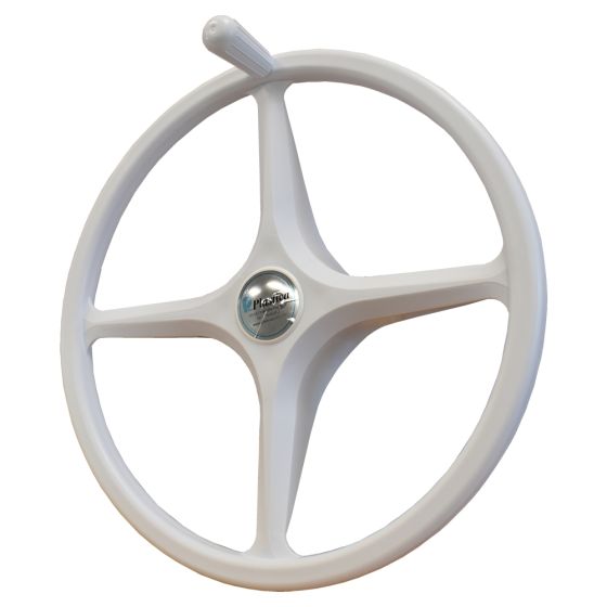 Slidelock Steering Wheel White