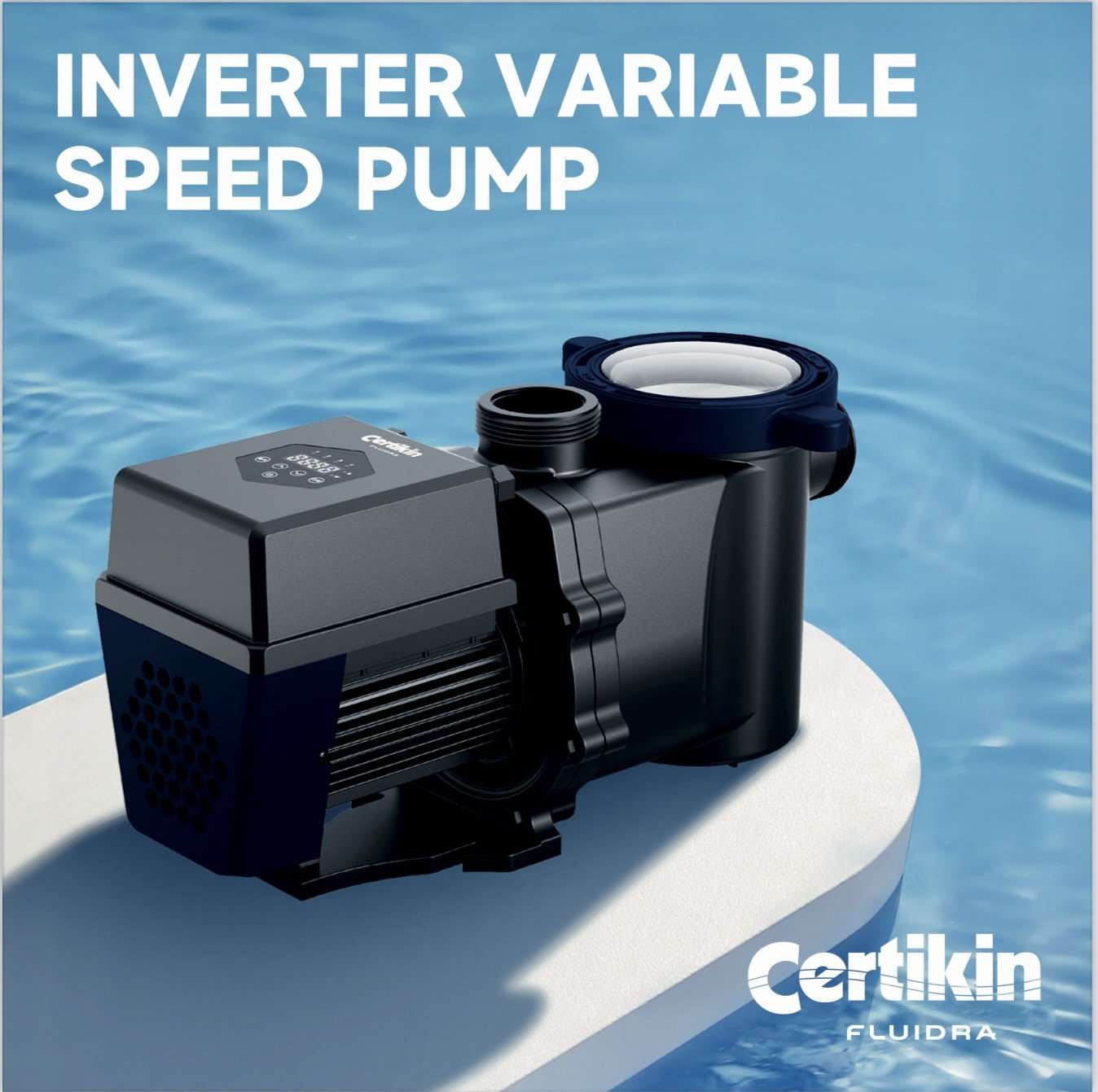 Certikin Inverter Pool Pump – CIV100 Sold by relax-Essex.co.uk